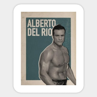 Alberto Del Rio Vintage Sticker